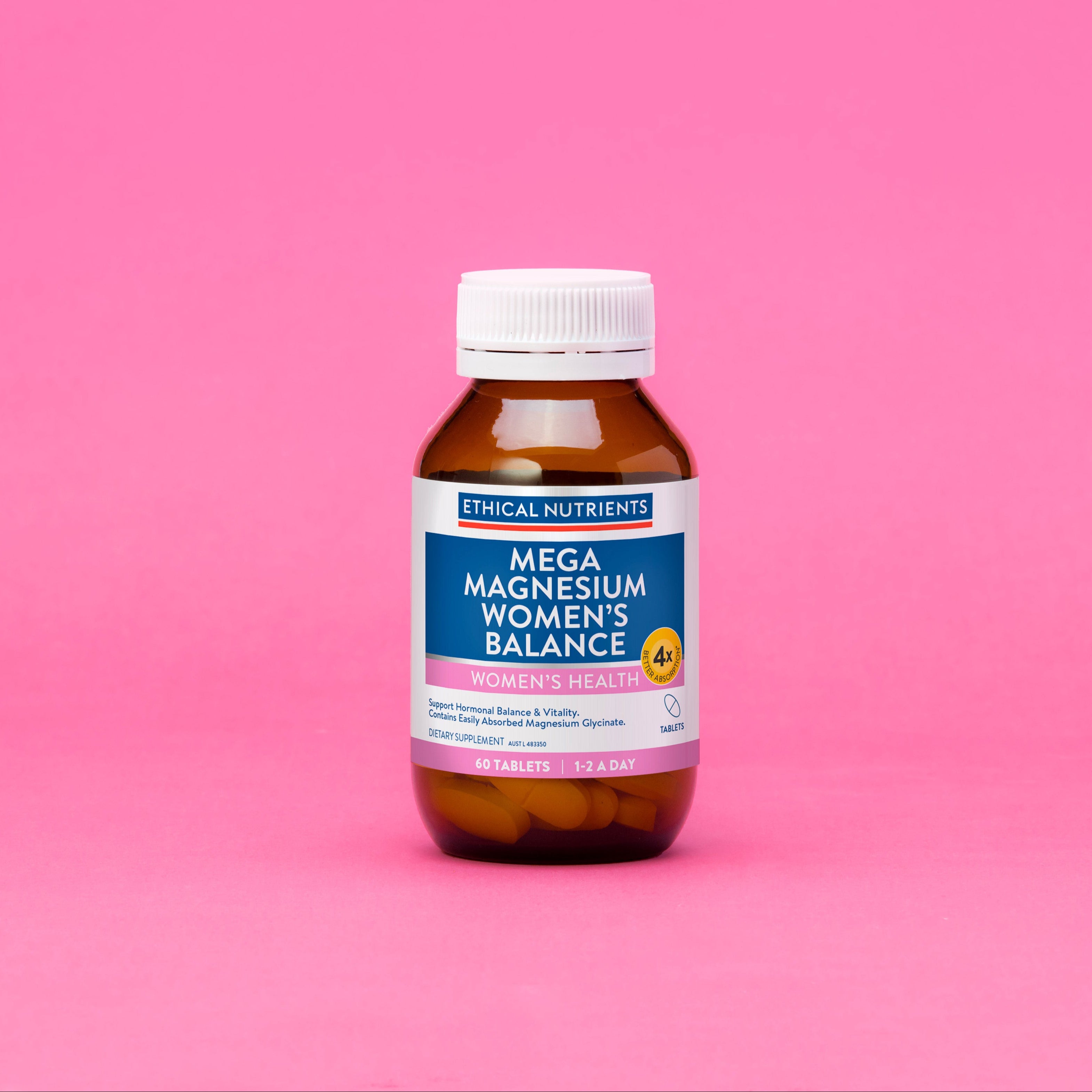 Ethical Nutrients Mega Magnesium Women's Balance 60 Tablets #size_60 tablets