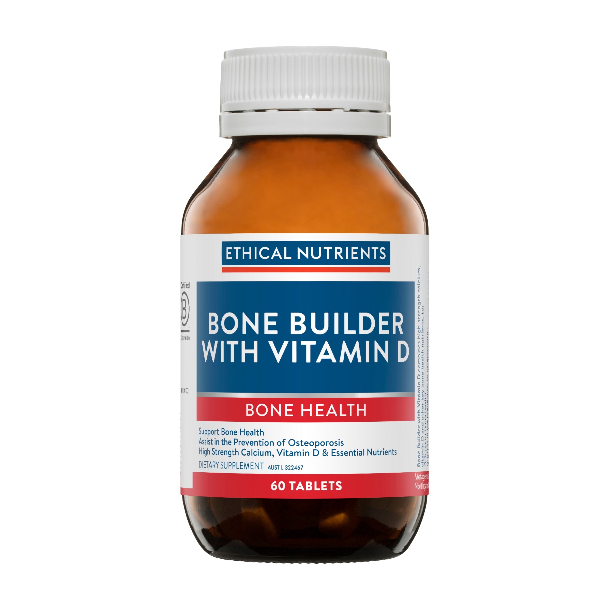Ethical Nutrients Bone Builder with Vitamin D 60 Tablets #size_60 tablets