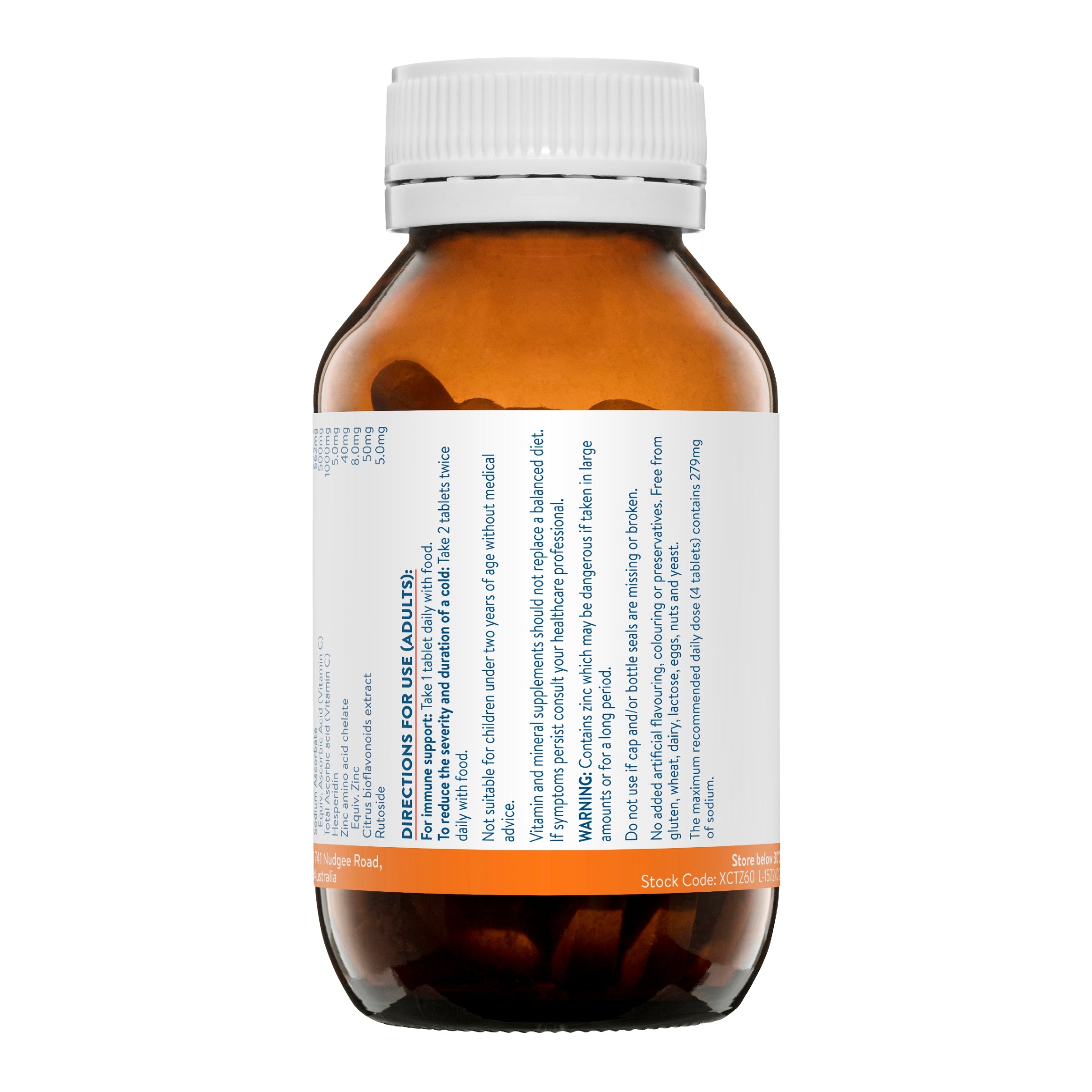 Ethical Nutrients Extra C Plus Zinc 60 Tablets #size_60 tablets