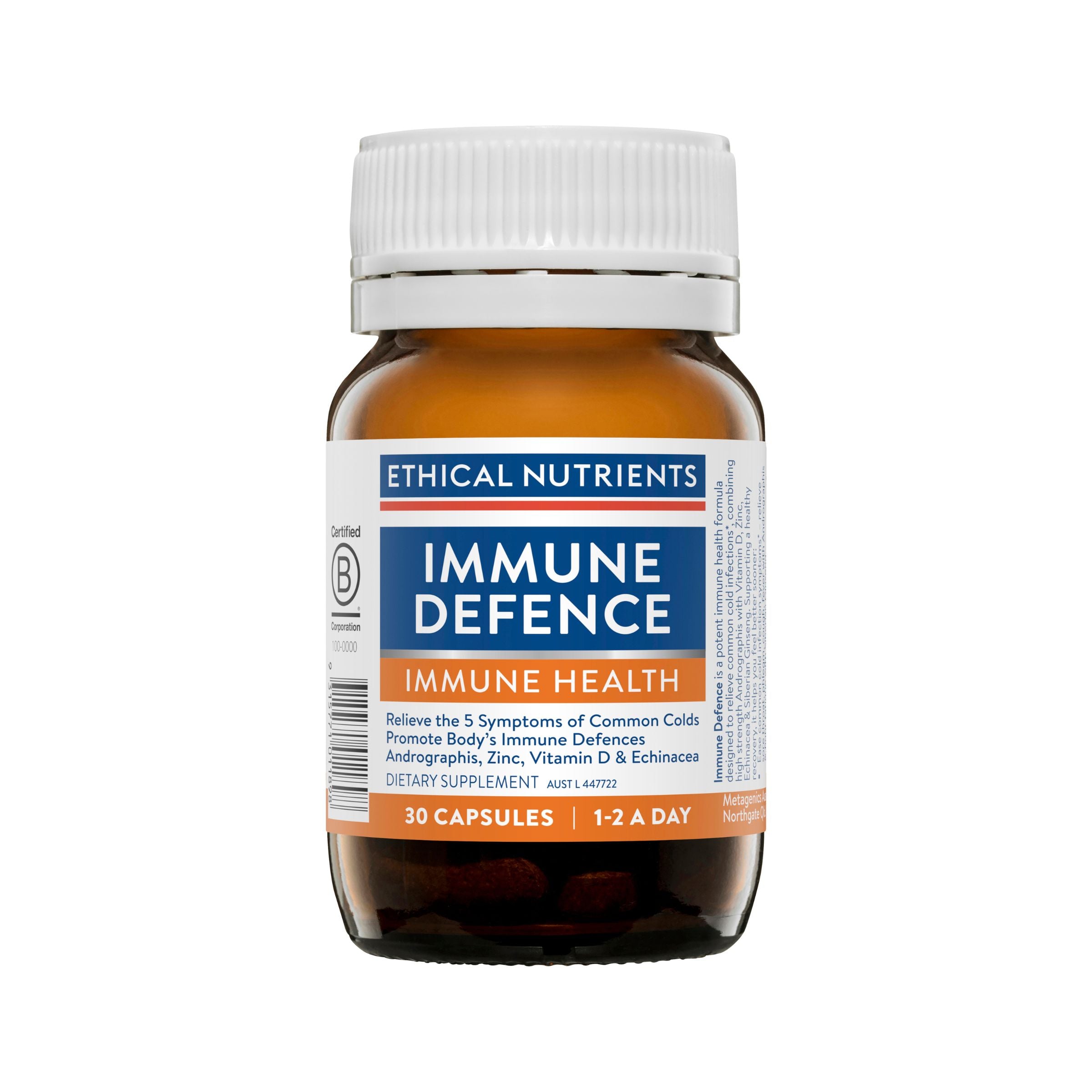 Ethical Nutrients Immune Defence 30 Capsules #size_30 capsules