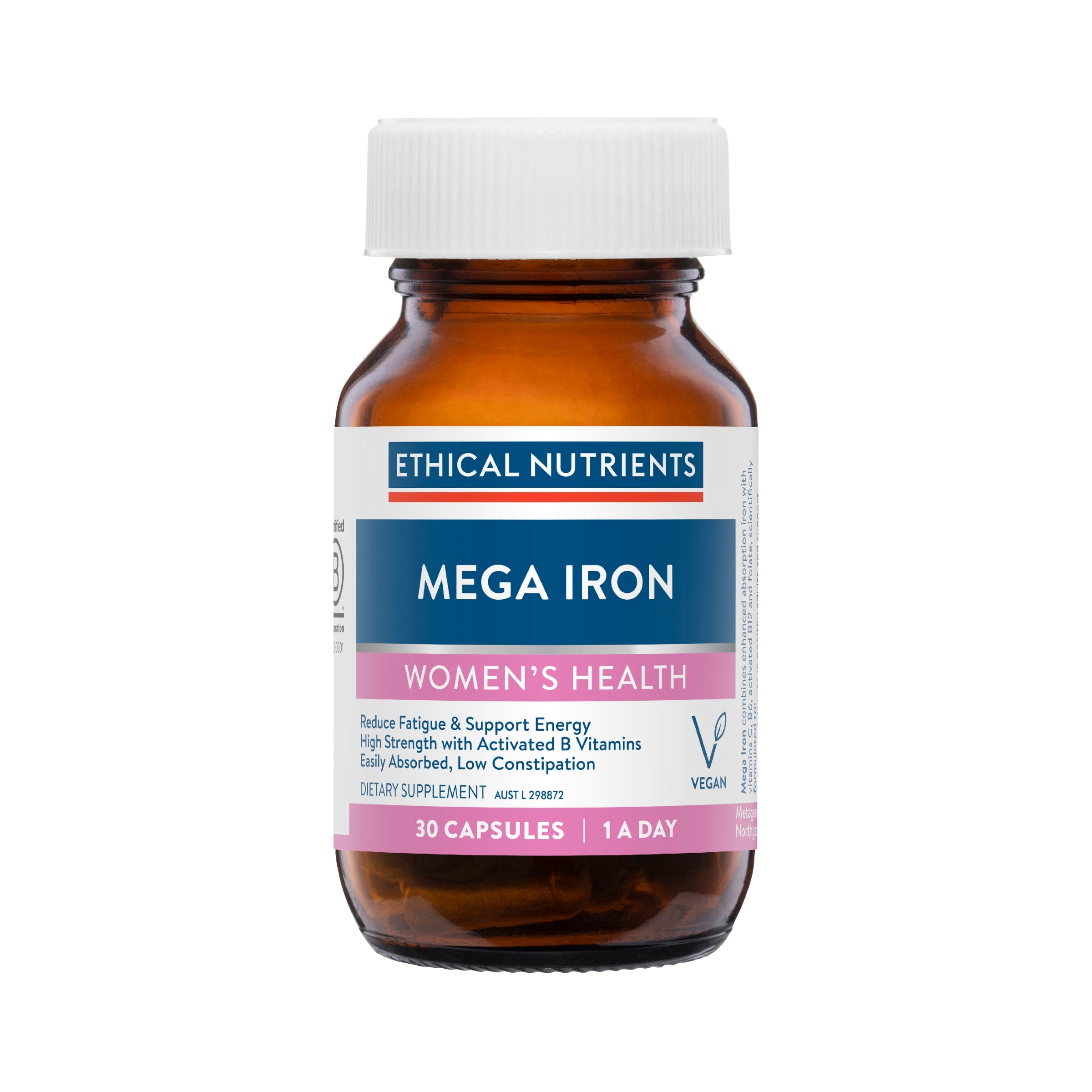 Ethical Nutrients Mega Iron 30 Capsules #size_30 capsules