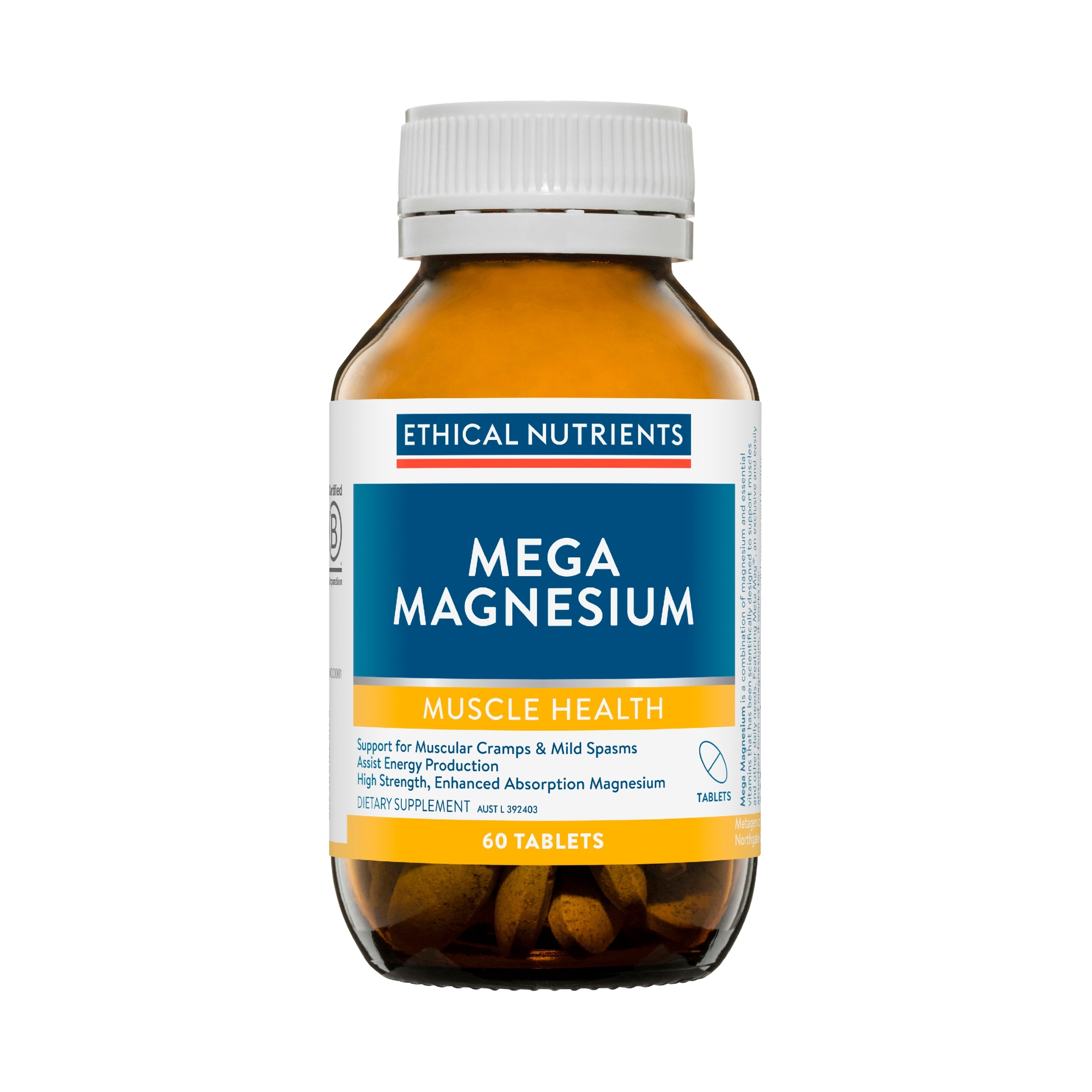 Ethical Nutrients Mega Magnesium 60 Tablets #size_60 tablets