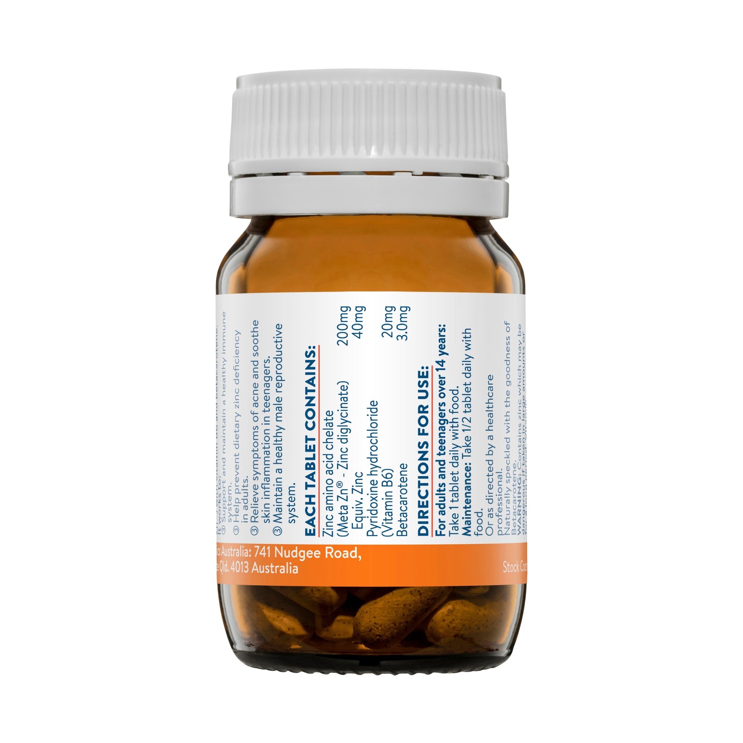 Ethical Nutrients Mega Zinc 40mg 60 Tablets #size_60 tablets