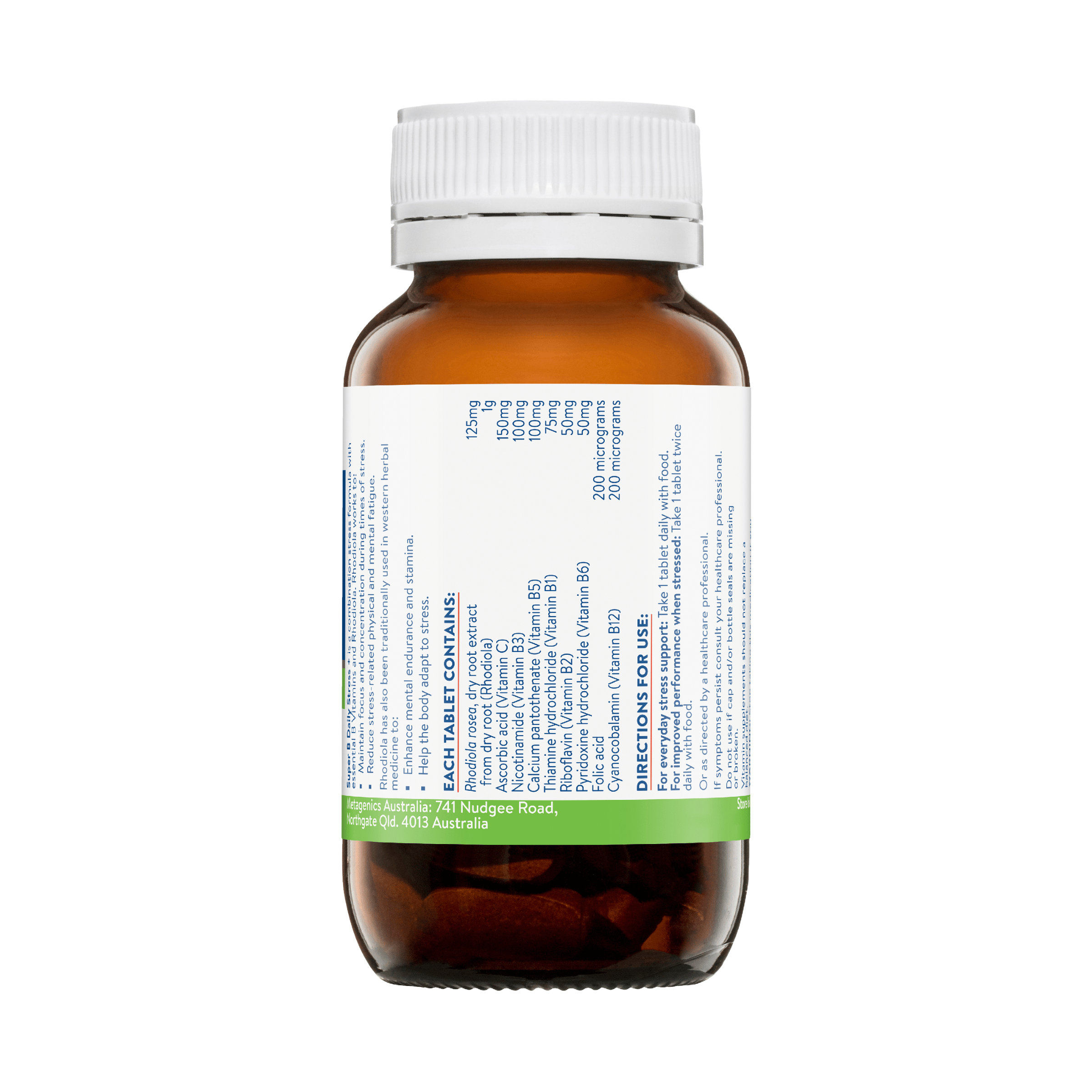 Ethical Nutrients Super B Daily Stress + 60 Tablets #size_60 tablets