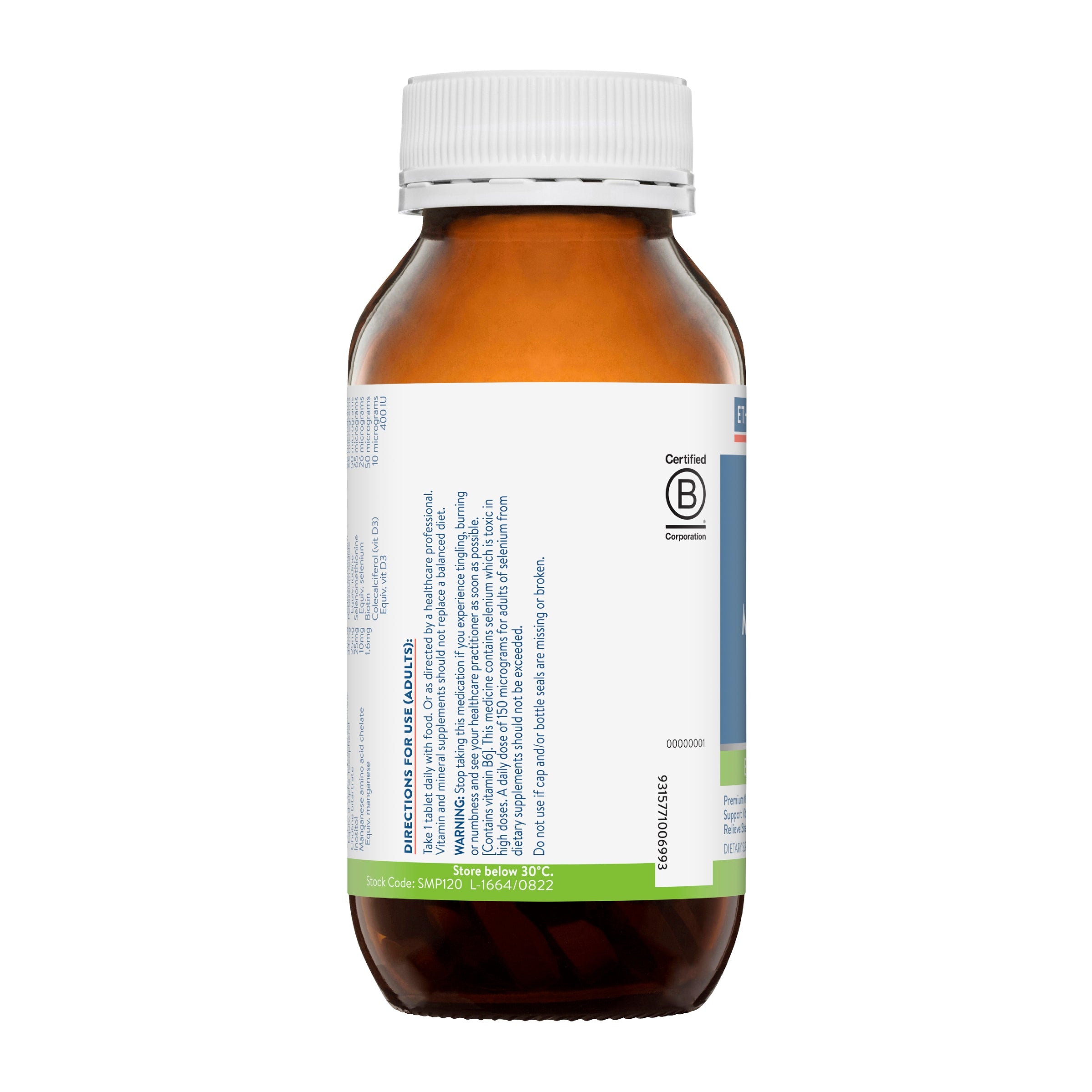 Ethical Nutrients Super Multi Plus 120 Tablets #size_120 tablets