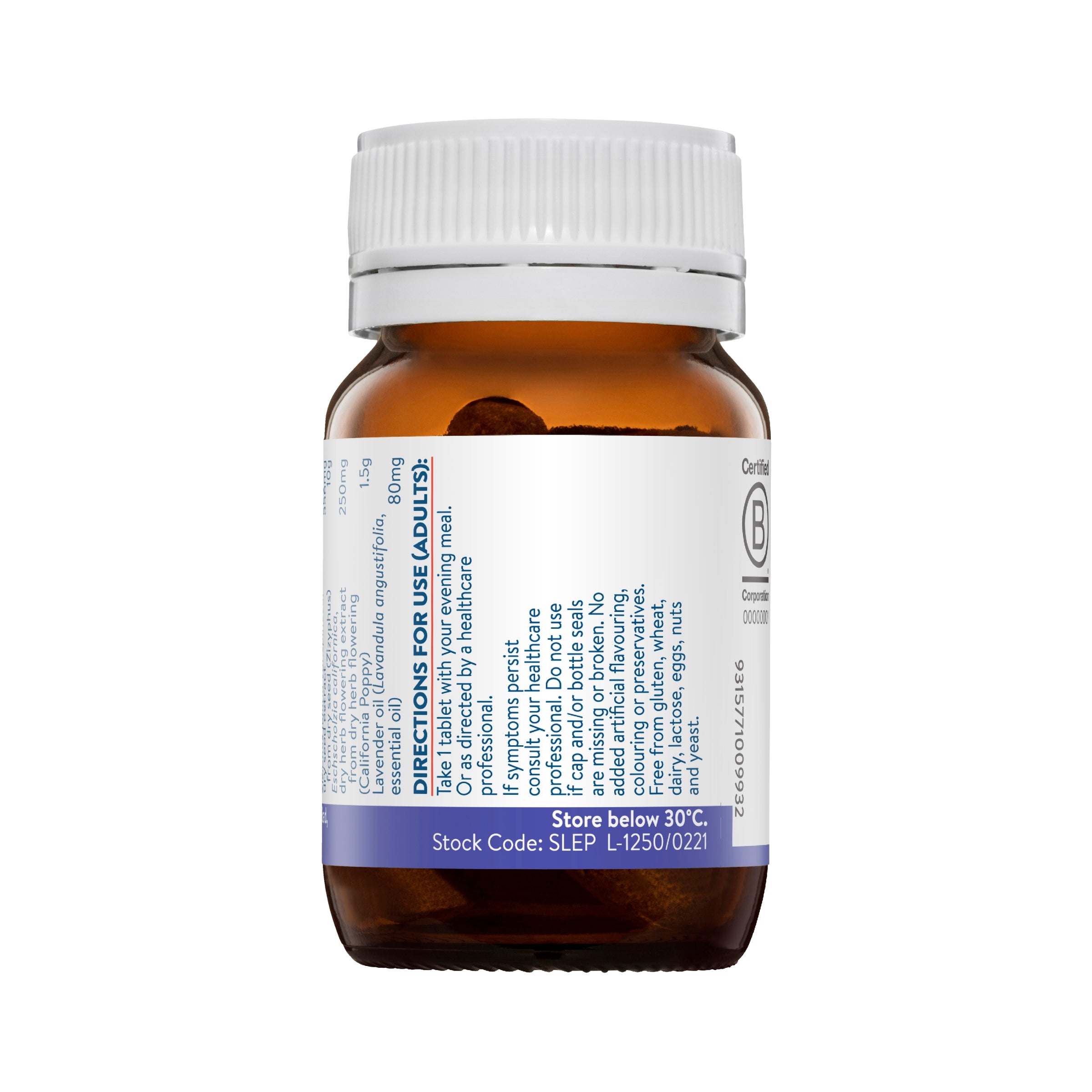 Ethical Nutrients Triple Action Sleep Support 30 Tablets #size_30 tablets