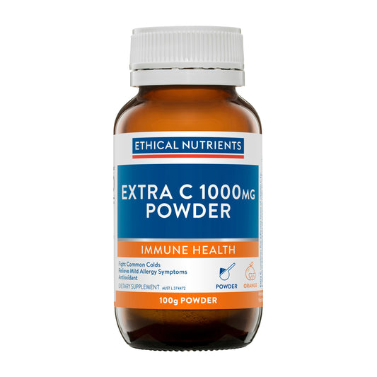 Ethical Nutrients Extra C 1000mg Powder Orange 100g #size_100g