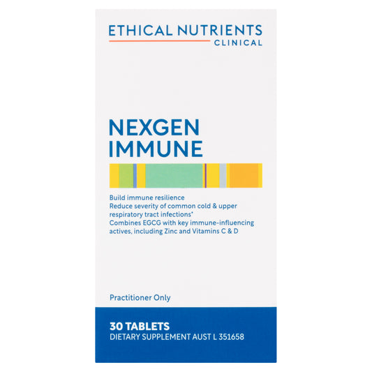 Ethical Nutrients Clinical NexGen Immune 30 Tablets Box
