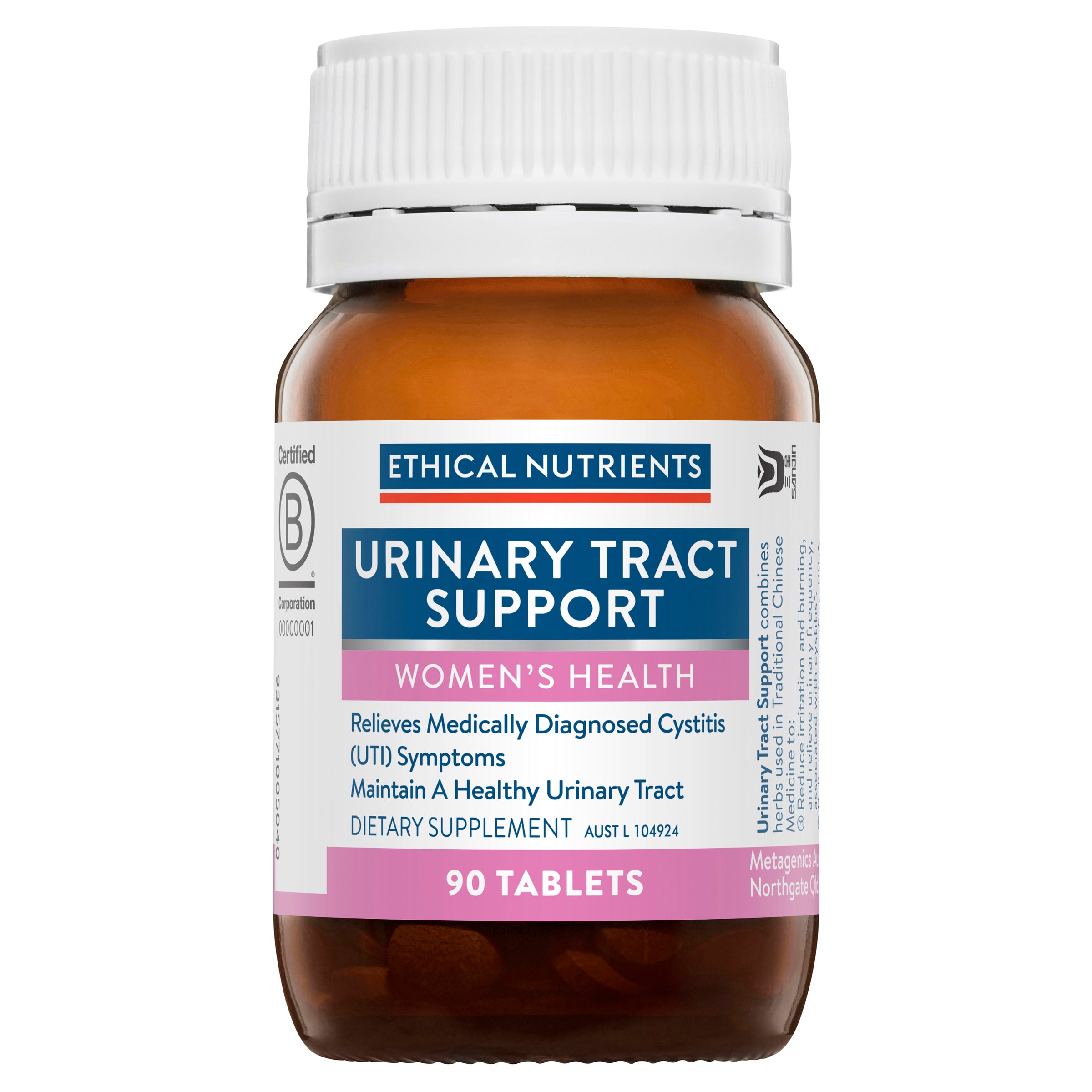 Ethical Nutrients Urinary Tract Support 90 Tablets #size_90 tablets