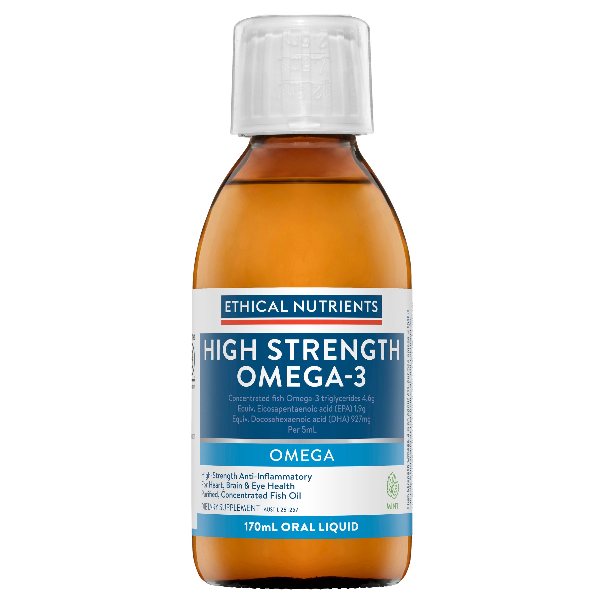 Ethical Nutrients High Strength Omega-3 Fresh Liquid Mint 170mL #size_170mL