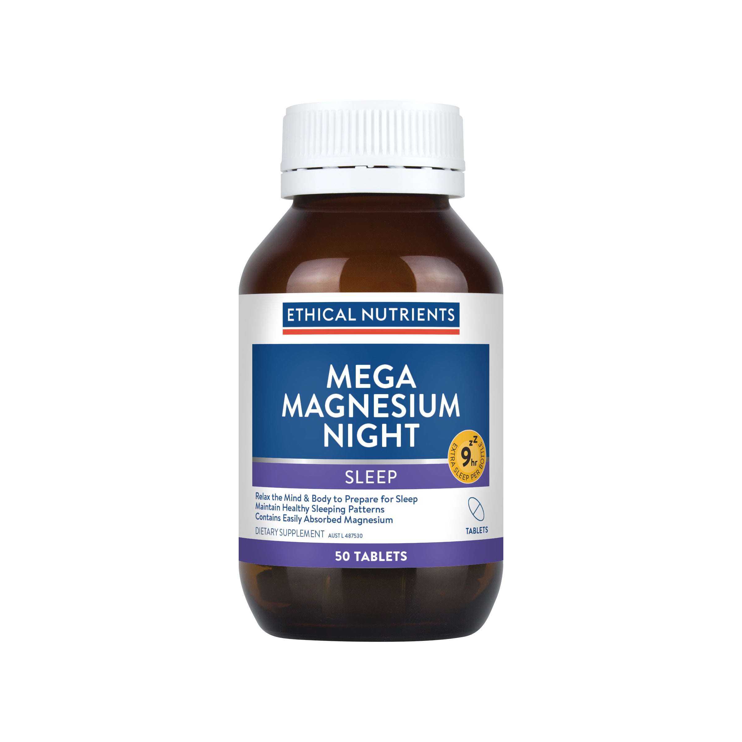 Ethical Nutrients Mega Magnesium Night 50 Tablets #size_50 tablets