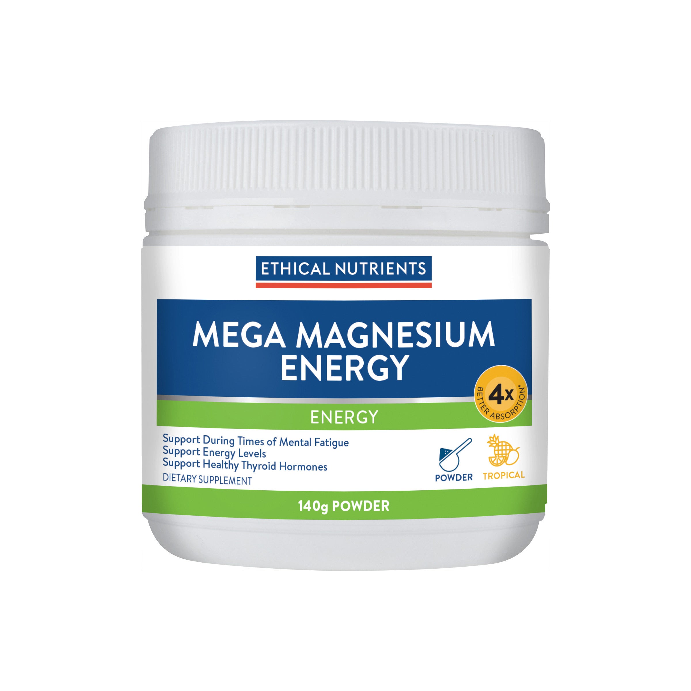 Ethical Nutrients Mega Magnesium Energy Powder 140g #size_140g