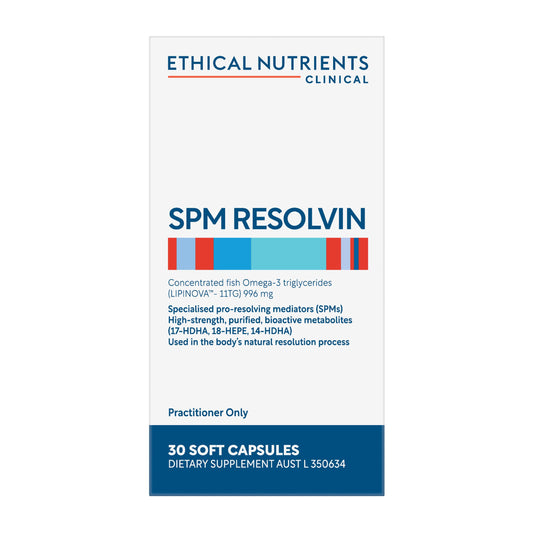 Ethical Nutrients Clinical SPM Resolvin 30 Capsules Box