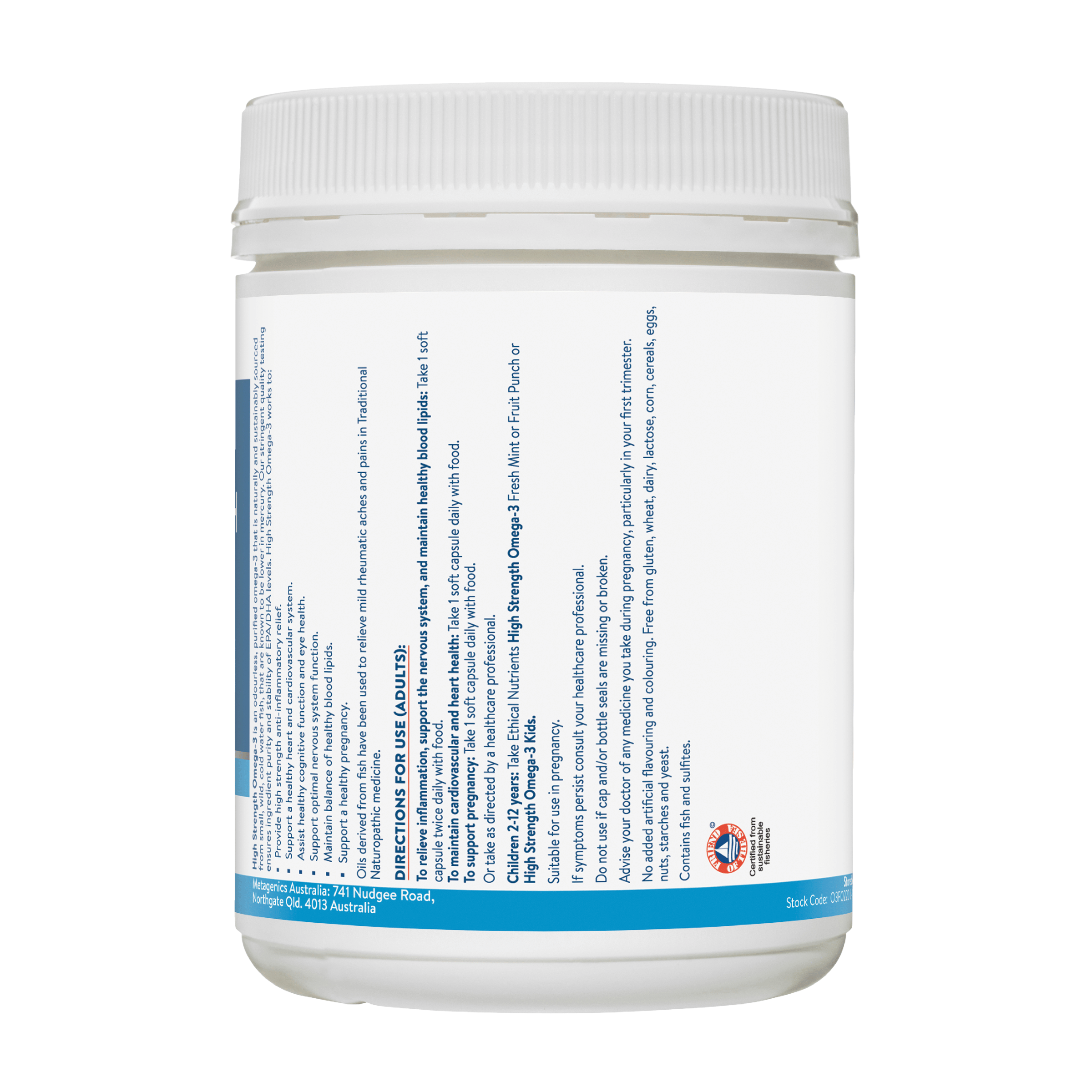 Ethical Nutrients High Strength Omega-3 220 Capsules #size_220 soft capsules