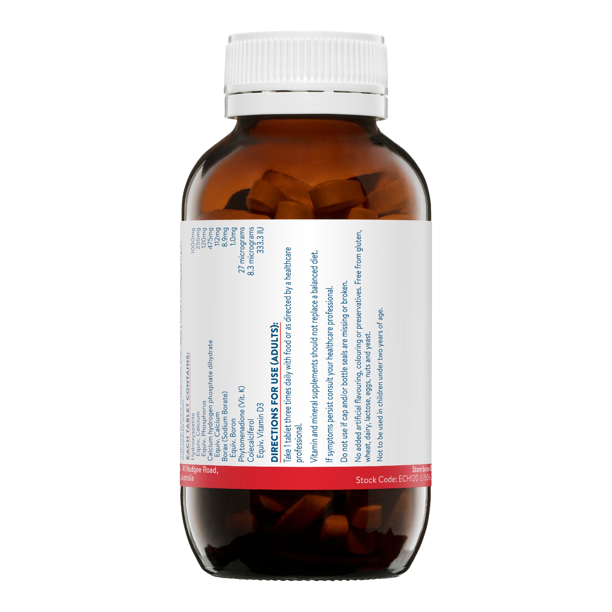 Ethical Nutrients Bone Builder with Vitamin D 120 Tablets #size_120 tablets