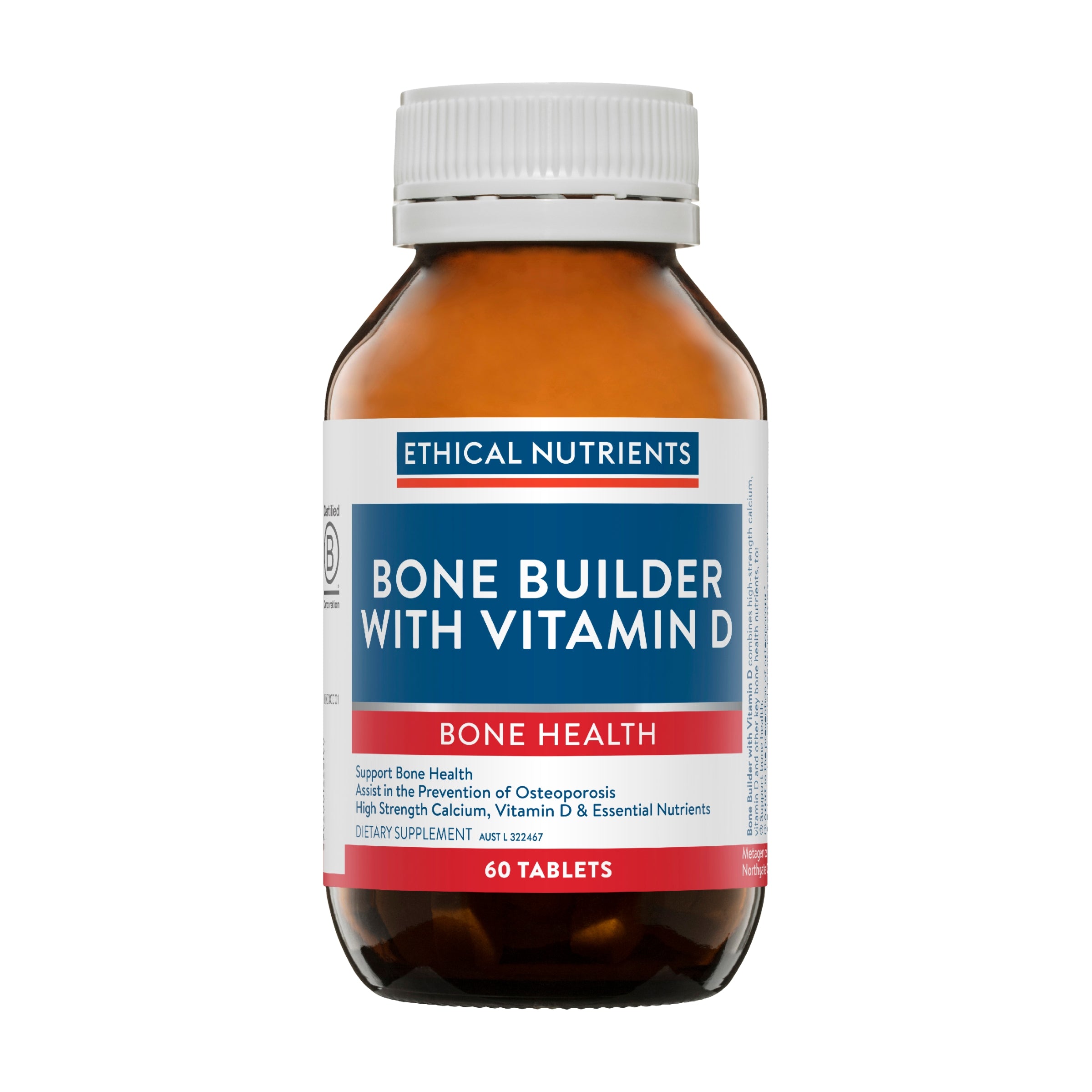 Ethical Nutrients Bone Builder with Vitamin D 60 Tablets #size_60 tablets