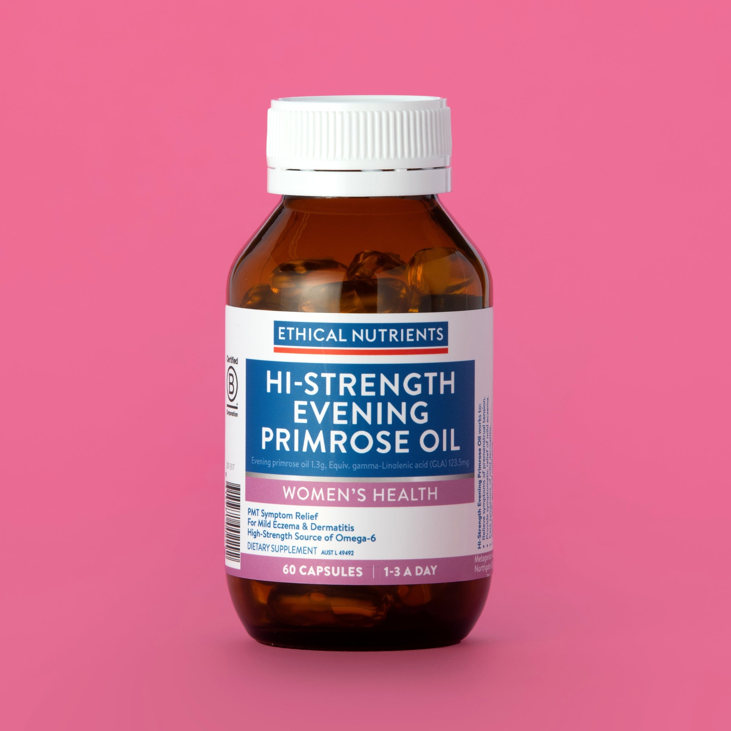 Ethical Nutrients Hi-Strength Evening Primrose Oil 60 Capsules