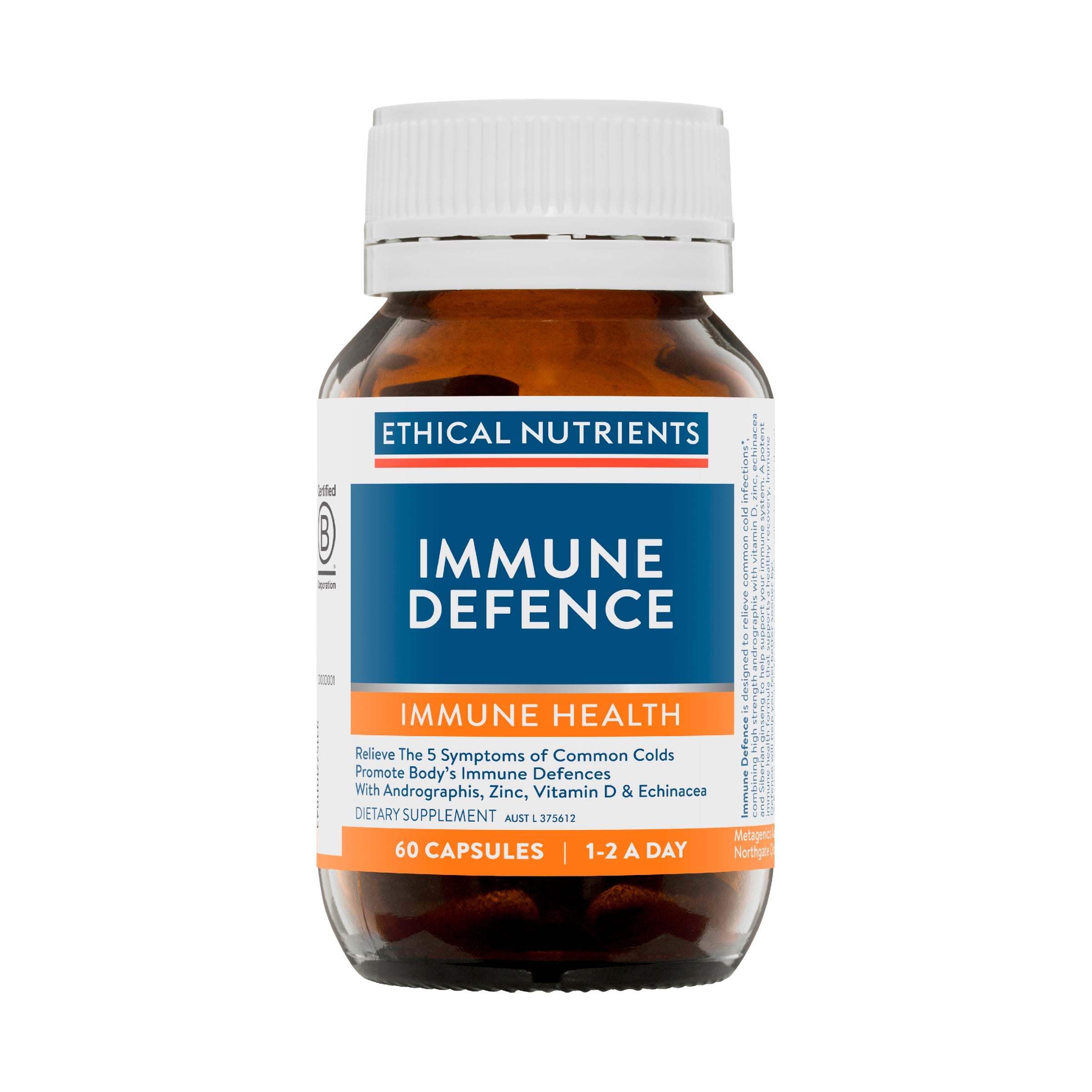 Ethical Nutrients Immune Defence 60 Capsules #size_60 capsules