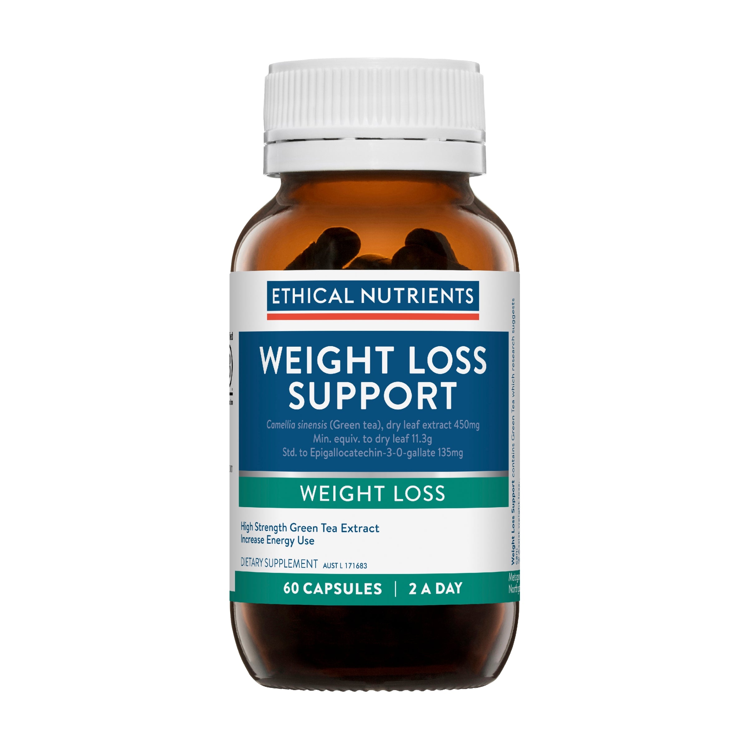 Ethical Nutrients Weight Loss Support 60 Capsules size 60 capsules