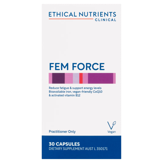 Ethical Nutrients Clinical Fem Force 30 Capsules Box
